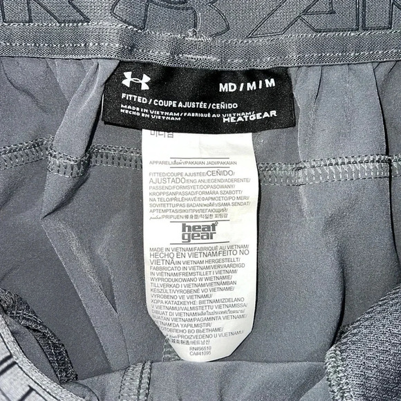 Under Armour Heat Gear Track Pants Gray Medium - Picture 7 of 7